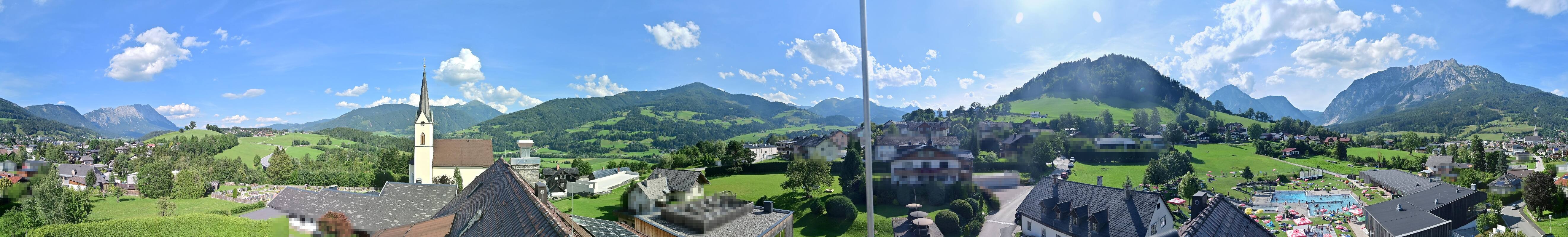 Archived image Webcam Gröbming - Panorama Pool