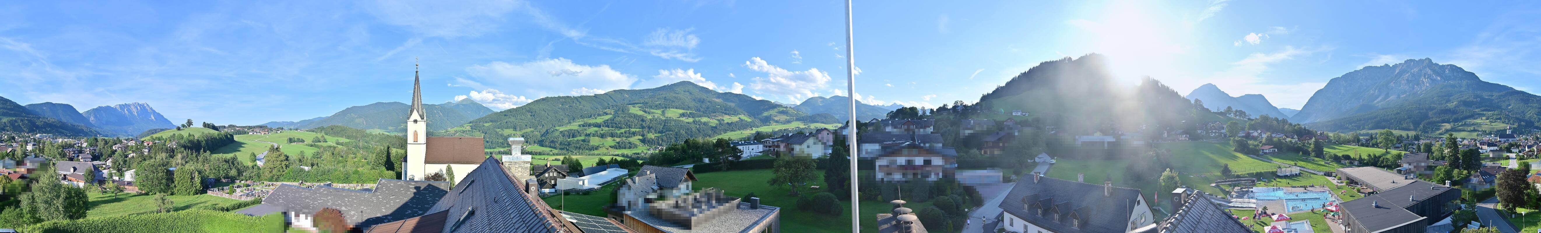 Archived image Webcam Gröbming - Panorama Pool