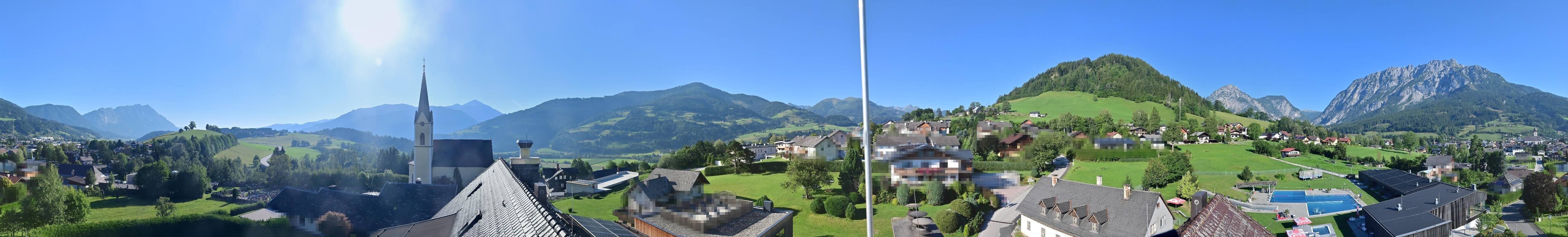 Archived image Webcam Gröbming - Panorama Pool