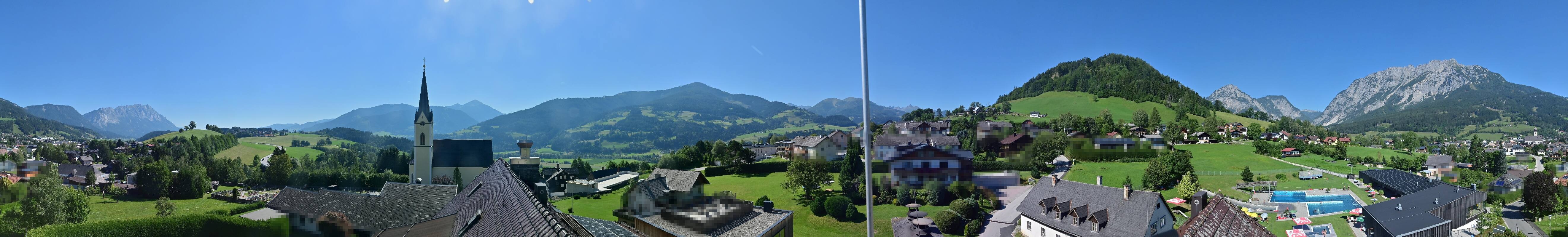 Archived image Webcam Gröbming - Panorama Pool
