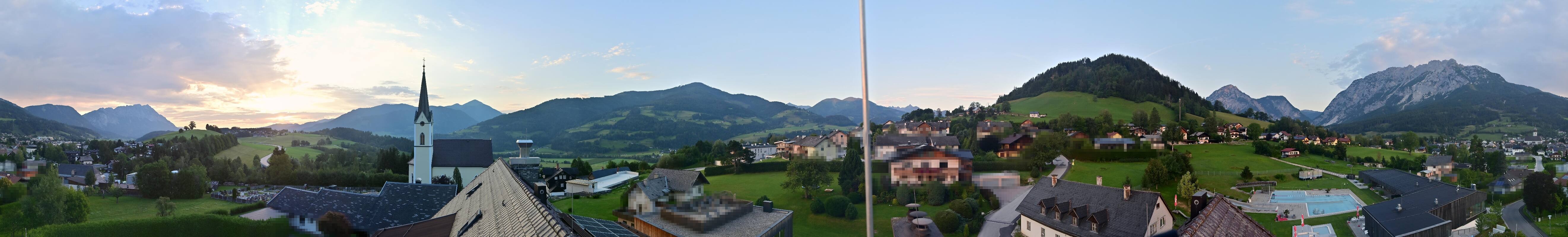 Archived image Webcam Gröbming - Panorama Pool