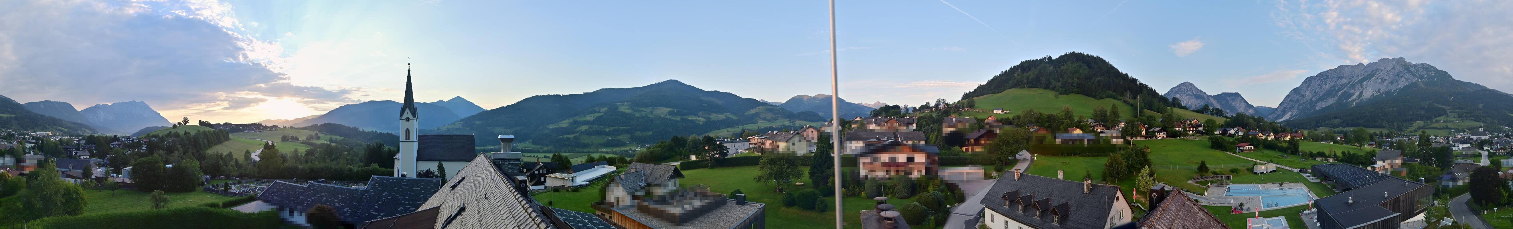 Archived image Webcam Gröbming - Panorama Pool