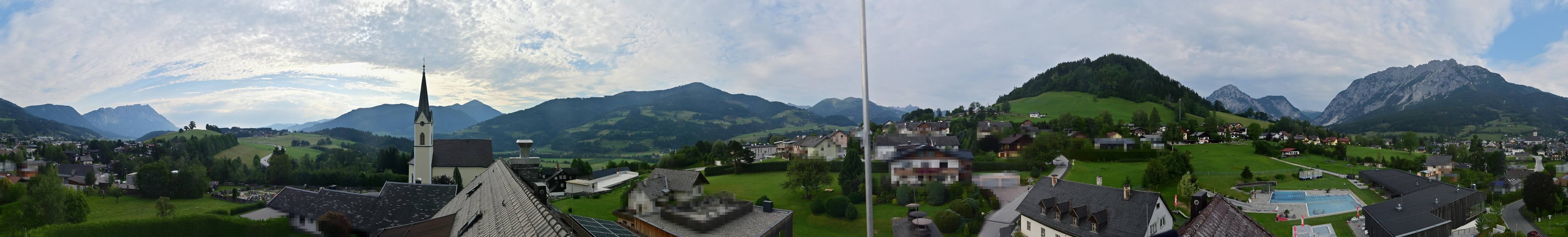 Archived image Webcam Gröbming - Panorama Pool