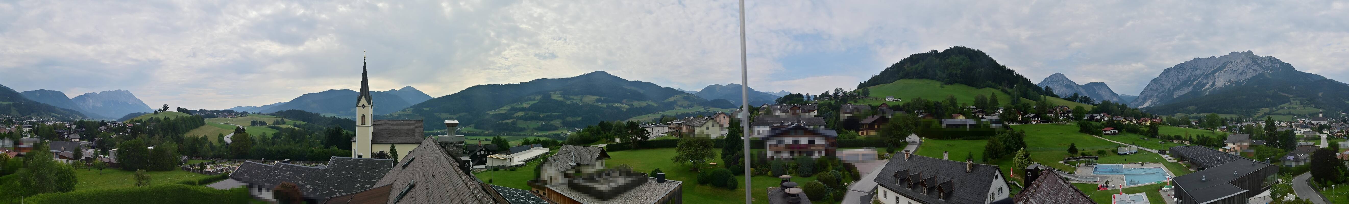 Archived image Webcam Gröbming - Panorama Pool
