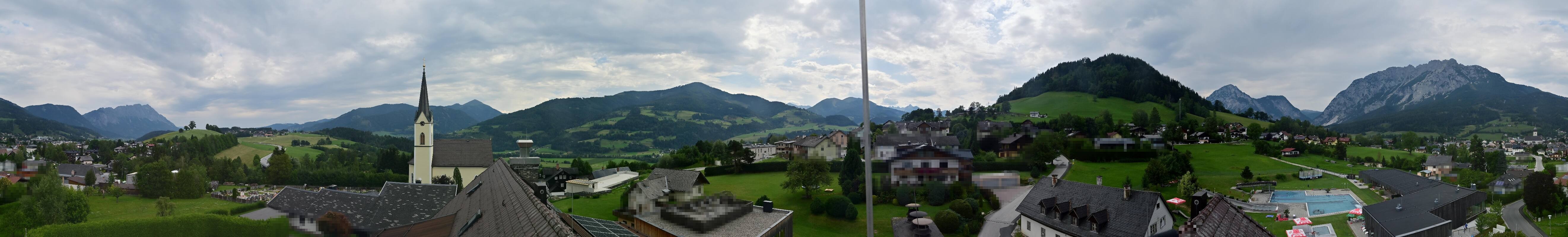 Archived image Webcam Gröbming - Panorama Pool