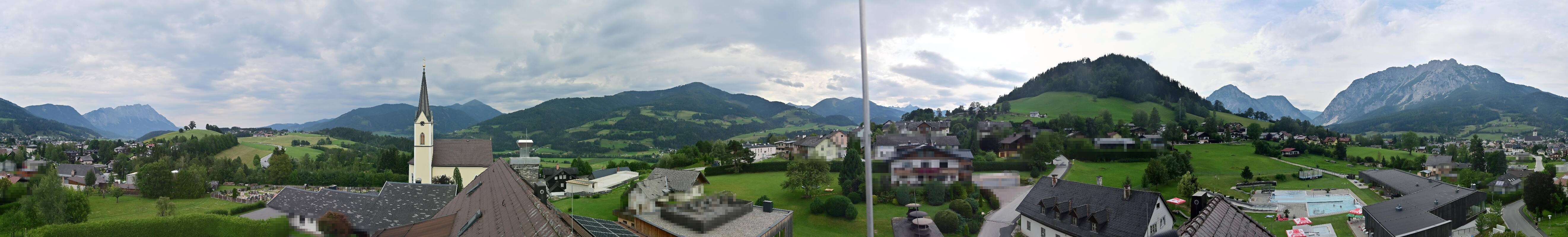 Archived image Webcam Gröbming - Panorama Pool