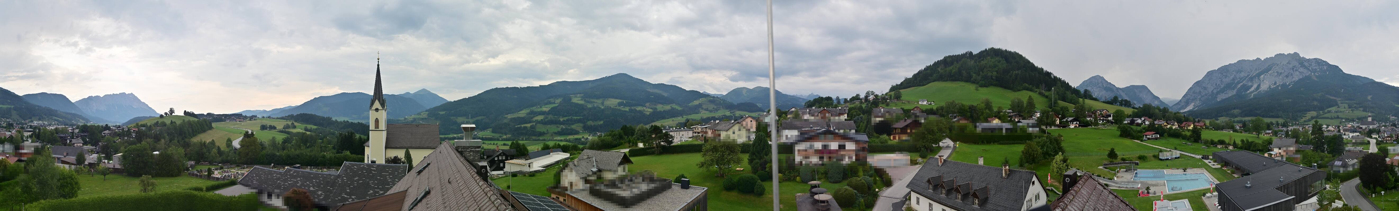 Archived image Webcam Gröbming - Panorama Pool