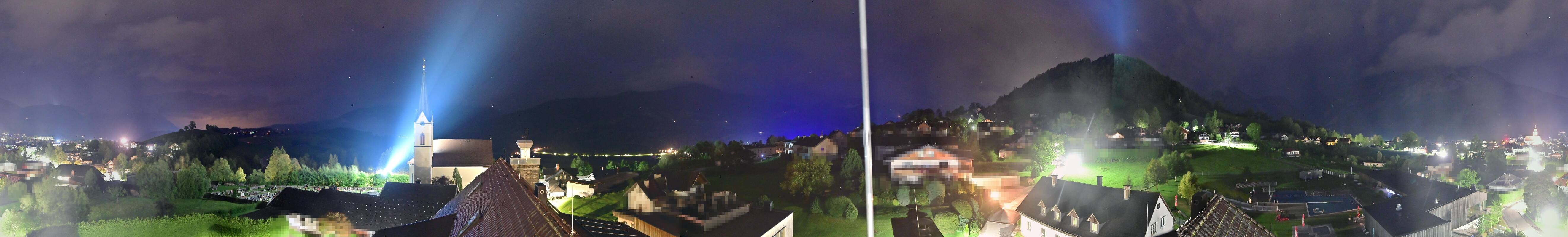 Archiv Foto Webcam Gröbming: Kirche und Panoramabad