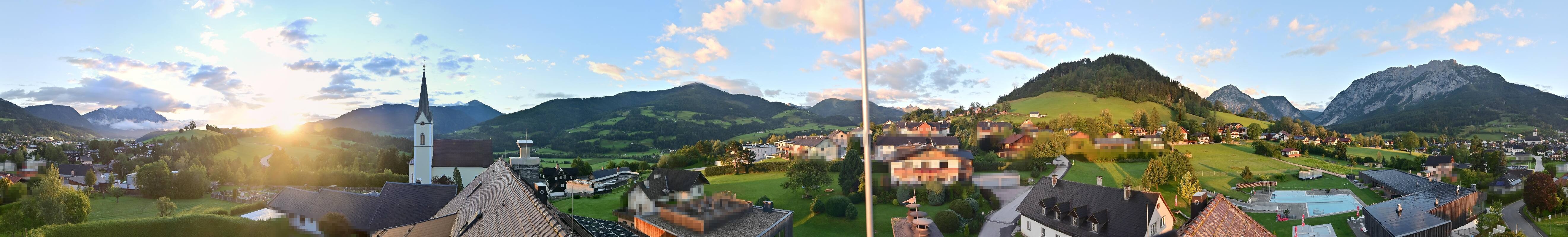 Archived image Webcam Gröbming - Panorama Pool