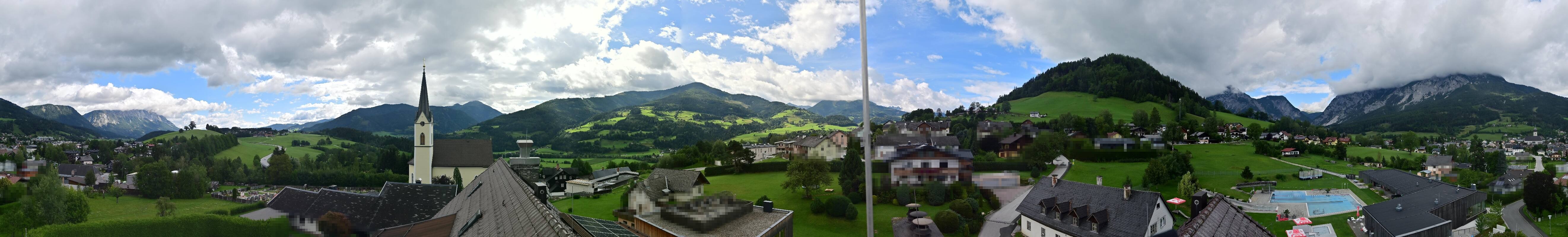 Archived image Webcam Gröbming - Panorama Pool