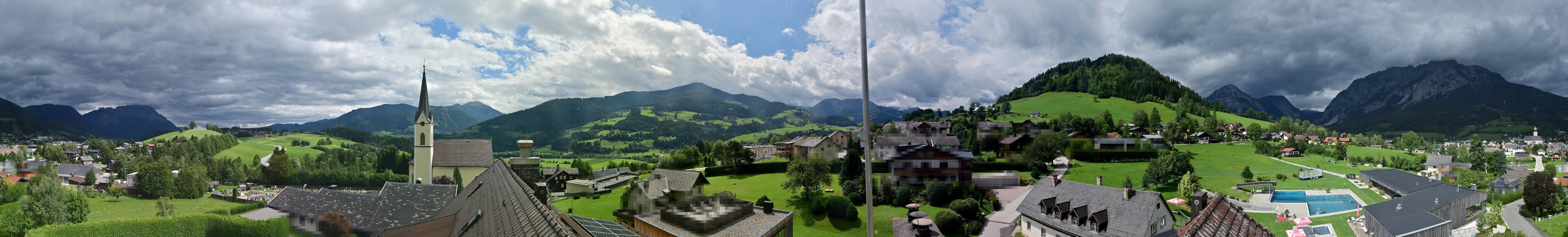 Archived image Webcam Gröbming - Panorama Pool