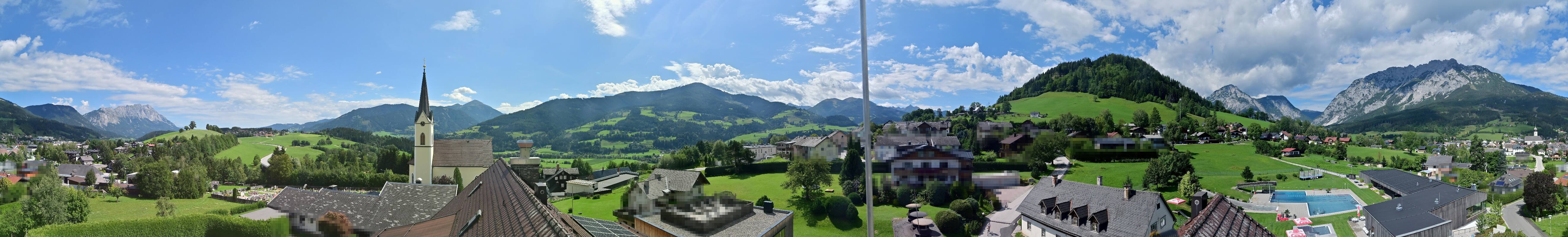 Archived image Webcam Gröbming - Panorama Pool