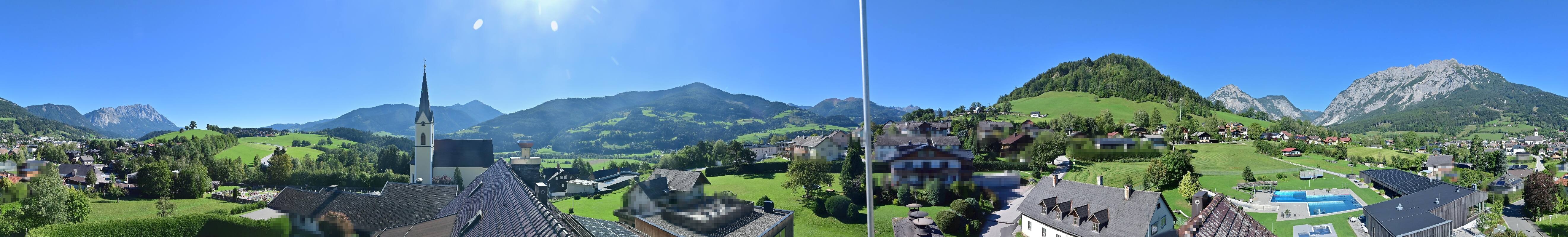 Archived image Webcam Gröbming - Panorama Pool
