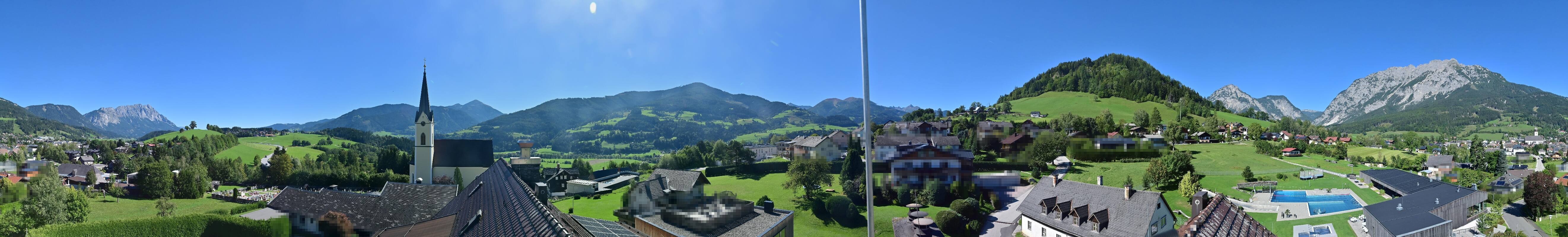 Archived image Webcam Gröbming - Panorama Pool