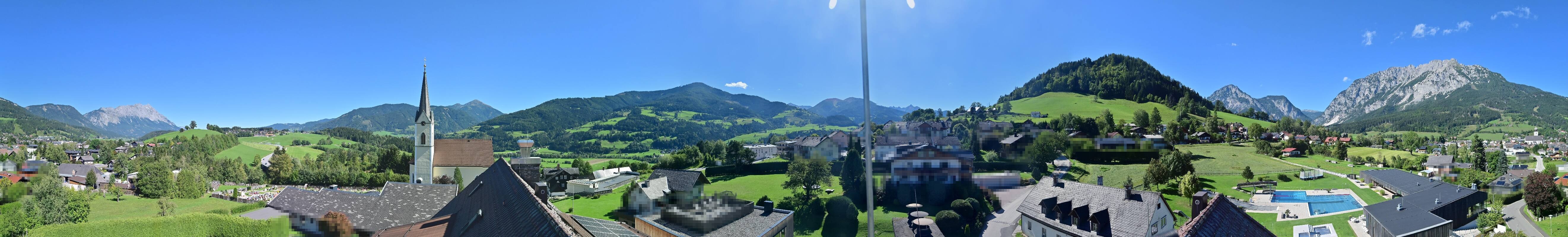 Archived image Webcam Gröbming - Panorama Pool