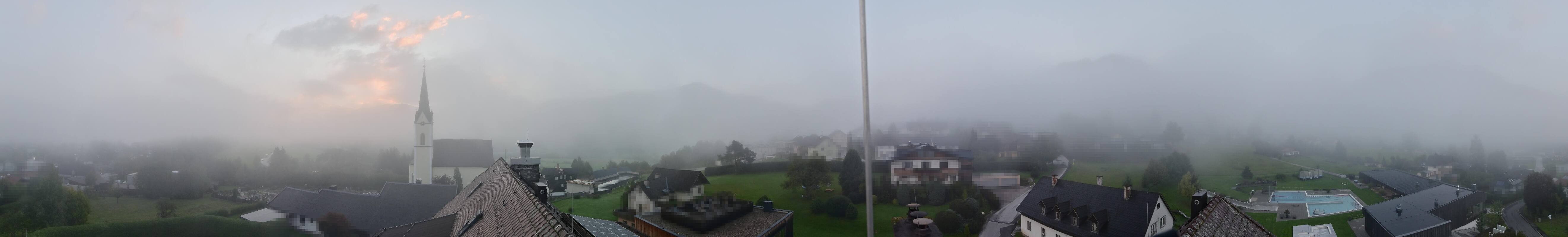 Archiv Foto Webcam Gröbming: Kirche und Panoramabad
