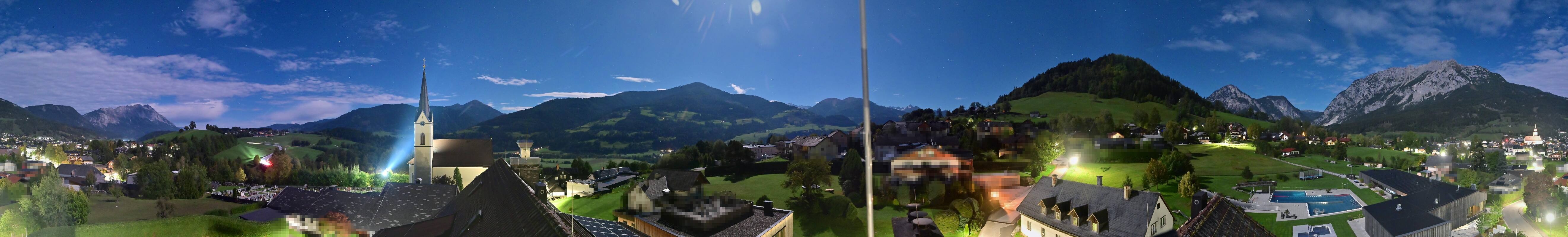 Archived image Webcam Gröbming - Panorama Pool