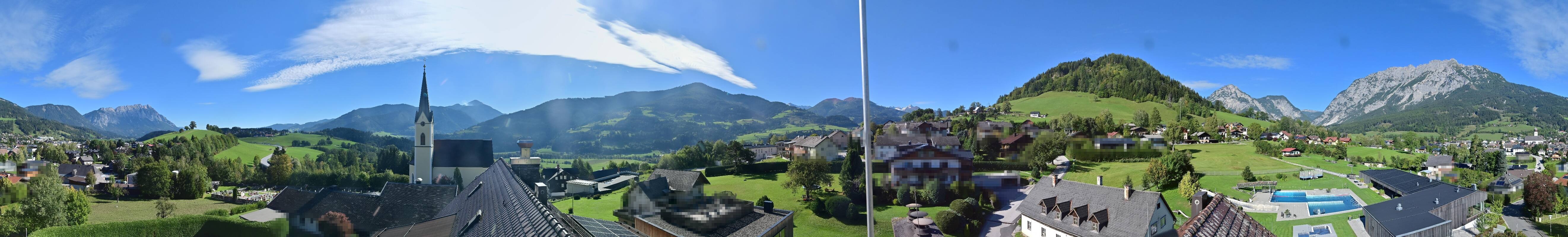 Archived image Webcam Gröbming - Panorama Pool