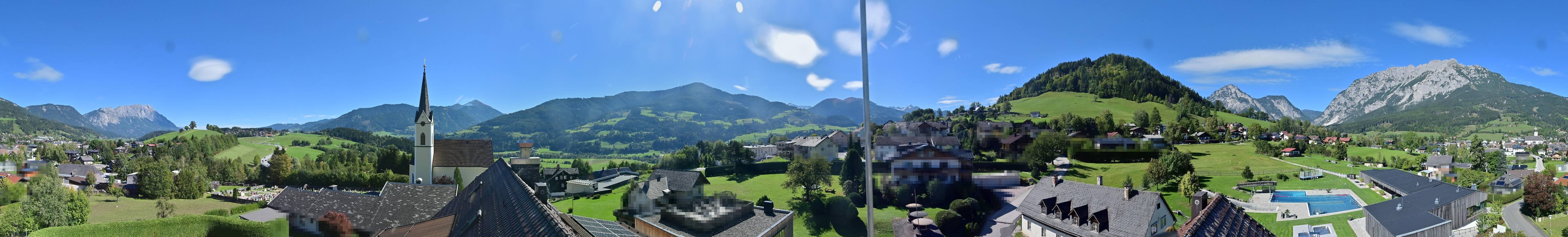 Archived image Webcam Gröbming - Panorama Pool