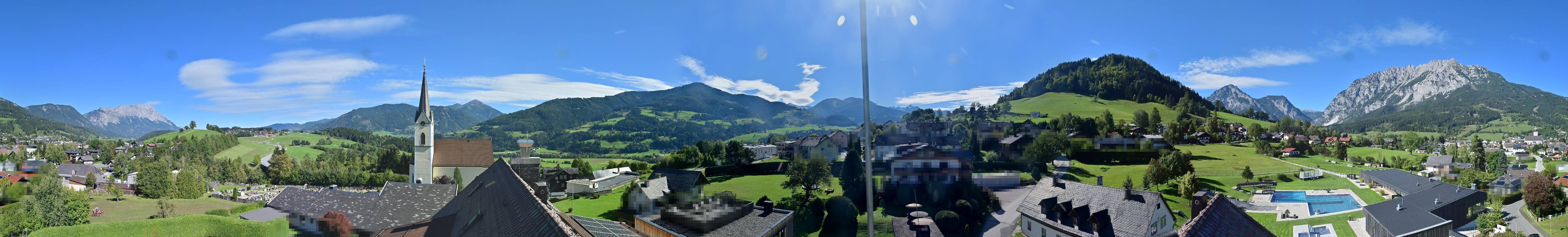 Archived image Webcam Gröbming - Panorama Pool