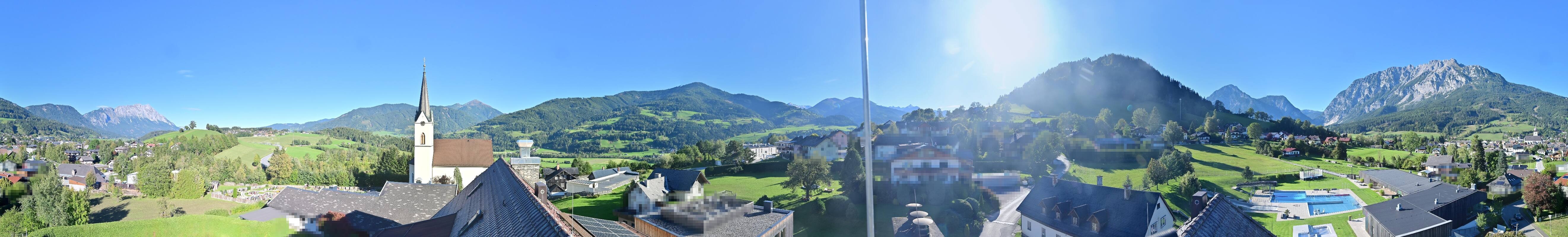 Archived image Webcam Gröbming - Panorama Pool