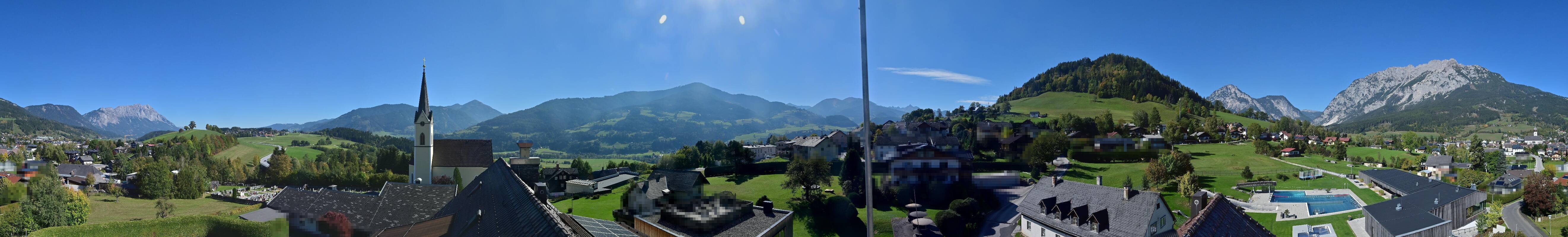 Archived image Webcam Gröbming - Panorama Pool