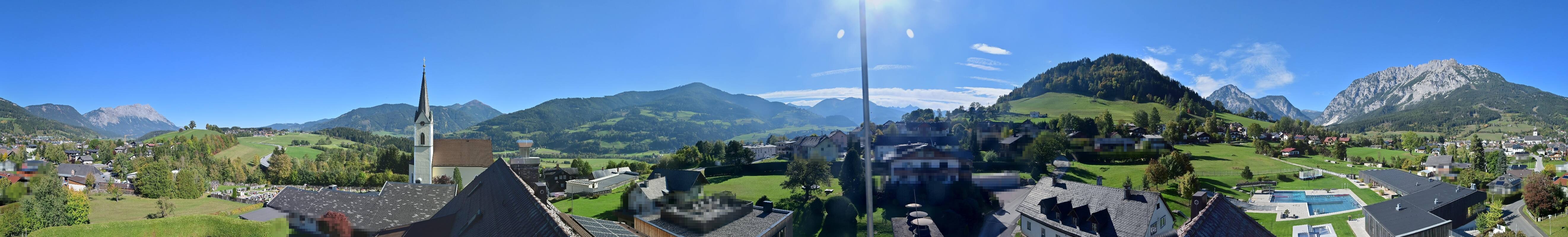 Archived image Webcam Gröbming - Panorama Pool