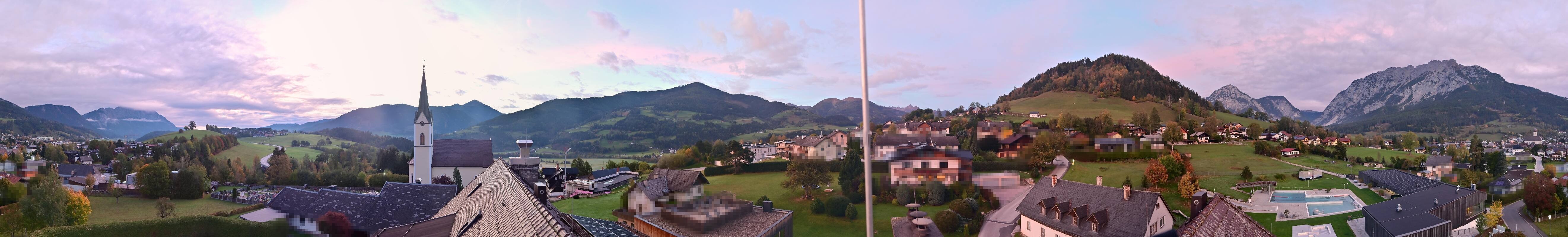 Archived image Webcam Gröbming - Panorama Pool