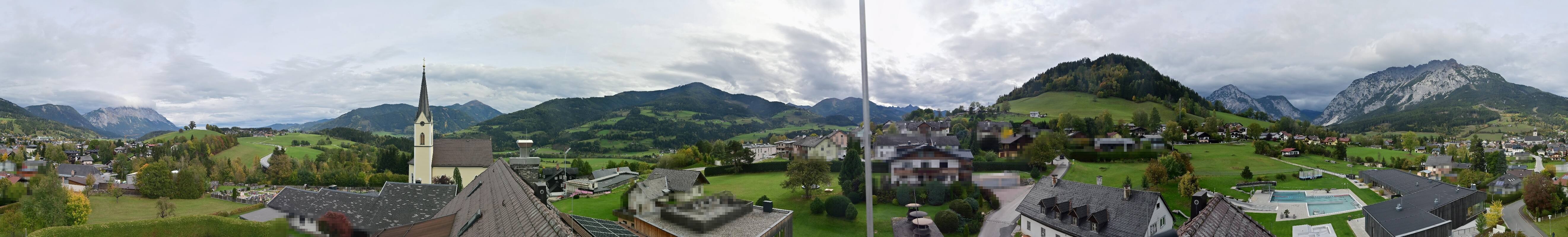 Archived image Webcam Gröbming - Panorama Pool