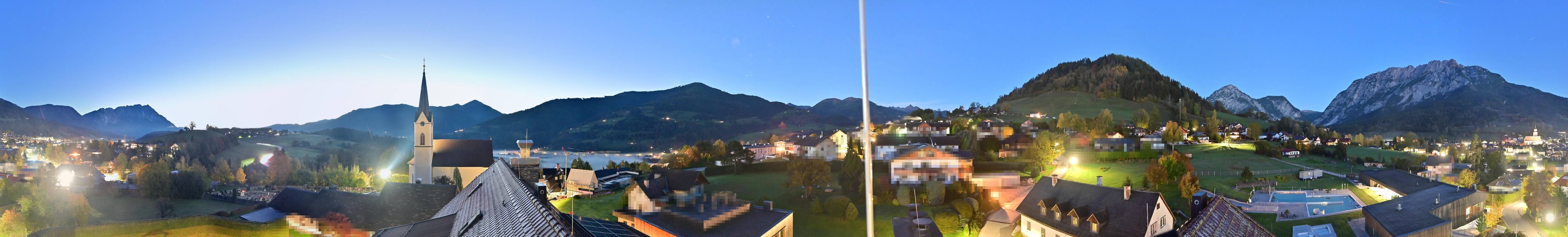 Archiv Foto Webcam Gröbming: Kirche und Panoramabad