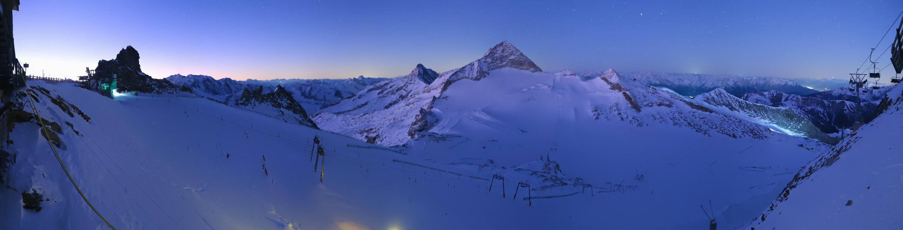 Archiv Foto Webcam Hintertuxer Gletscher - Ausblick Gefrorene Wand