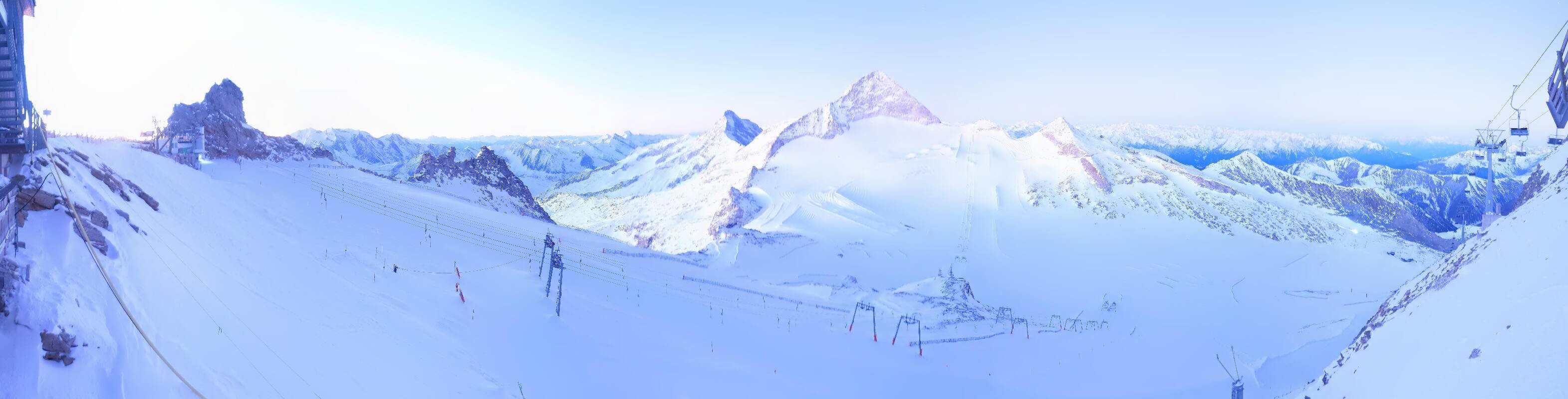 Archiv Foto Webcam Hintertuxer Gletscher - Ausblick Gefrorene Wand