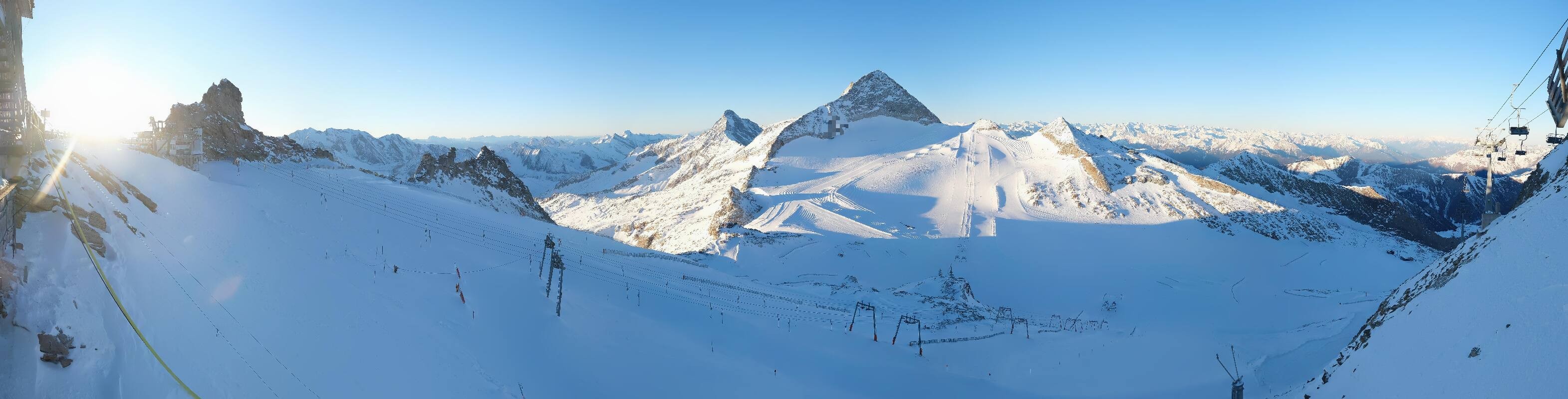 Archiv Foto Webcam Hintertuxer Gletscher - Ausblick Gefrorene Wand