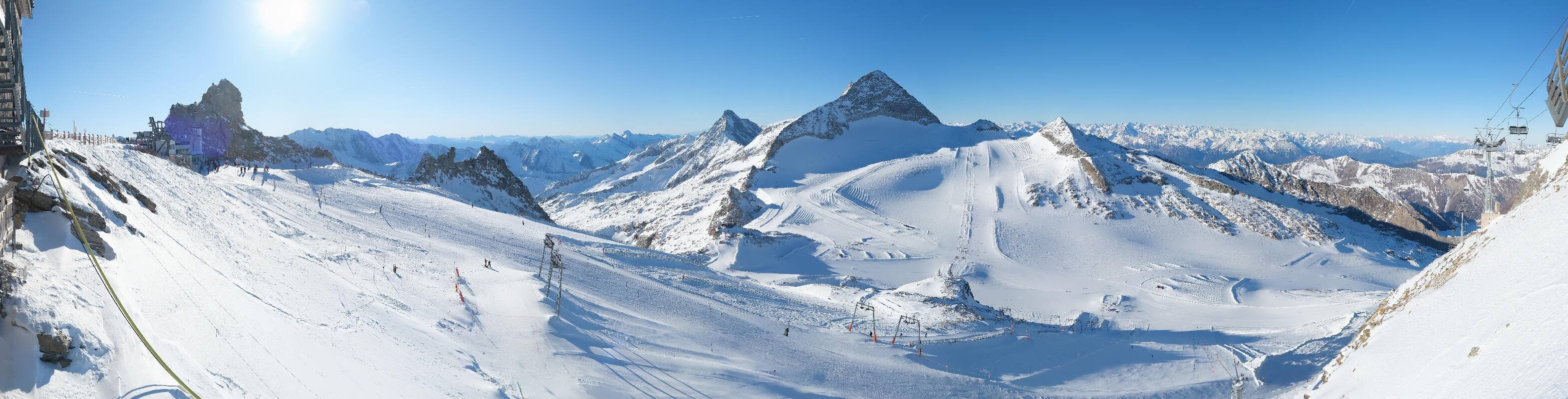 Archiv Foto Webcam Hintertuxer Gletscher - Ausblick Gefrorene Wand