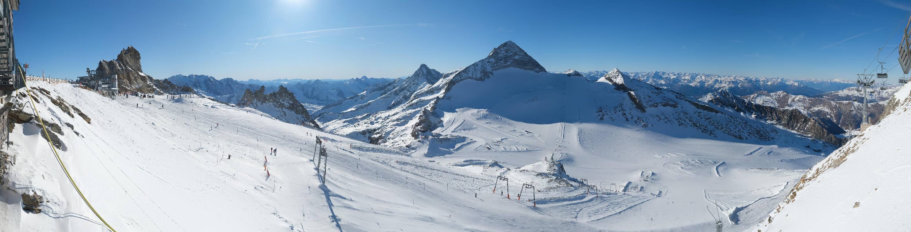 Archiv Foto Webcam Hintertuxer Gletscher - Ausblick Gefrorene Wand