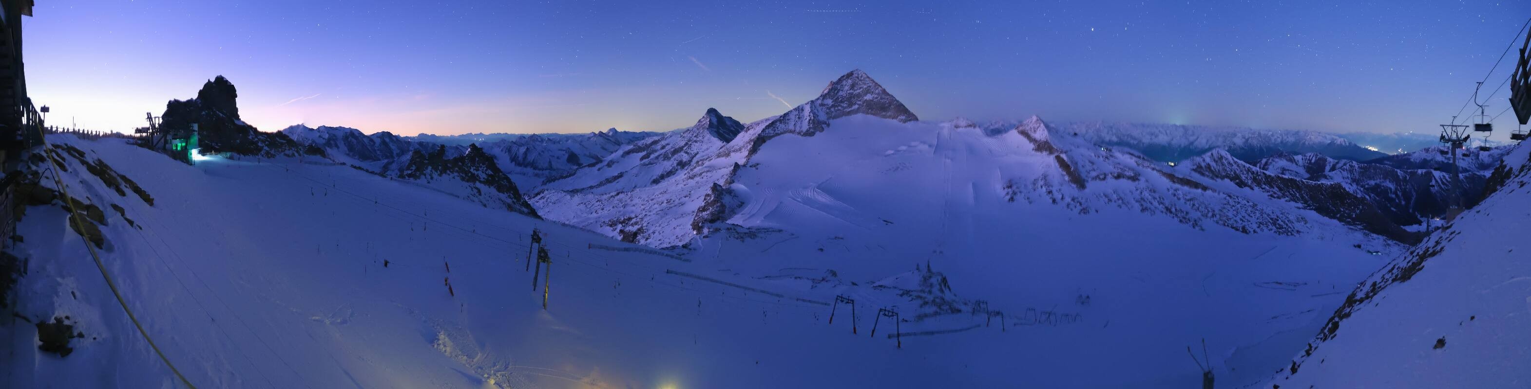 Archiv Foto Webcam Hintertuxer Gletscher - Ausblick Gefrorene Wand