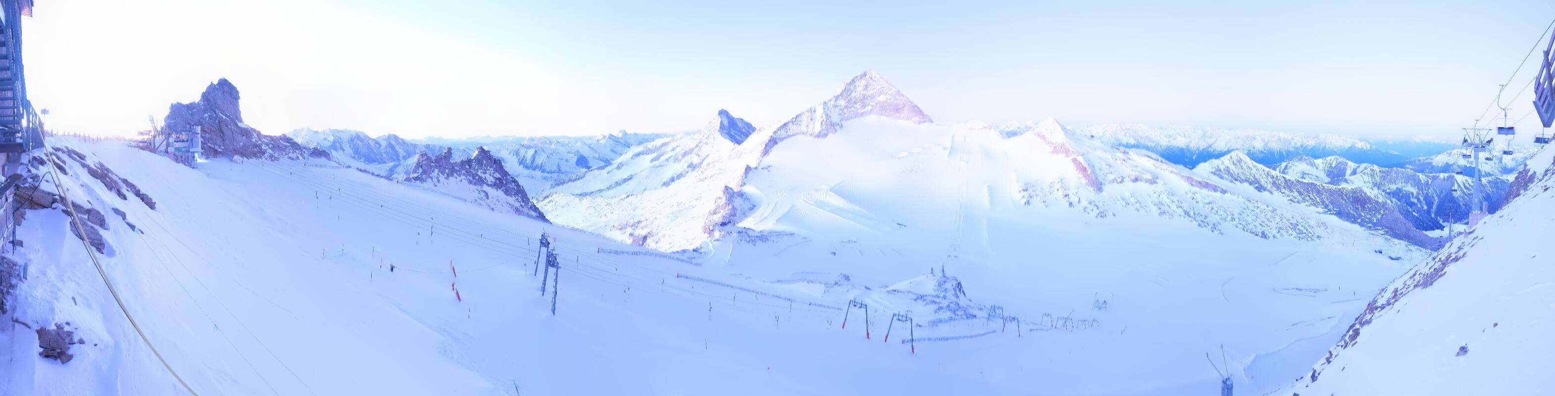 Archiv Foto Webcam Hintertuxer Gletscher - Ausblick Gefrorene Wand