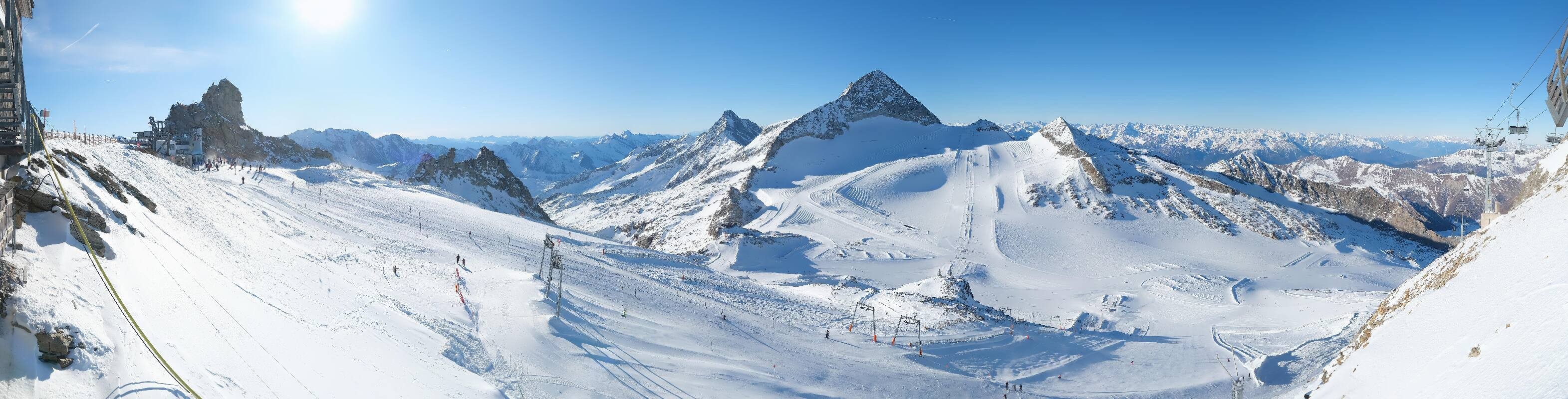 Archiv Foto Webcam Hintertuxer Gletscher - Ausblick Gefrorene Wand