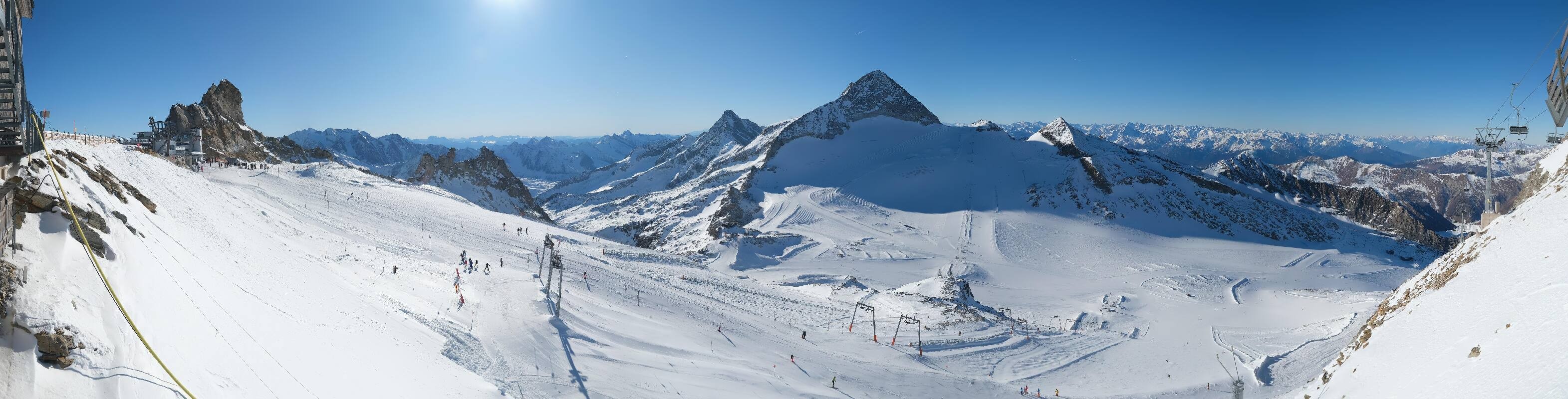 Archiv Foto Webcam Hintertuxer Gletscher - Ausblick Gefrorene Wand