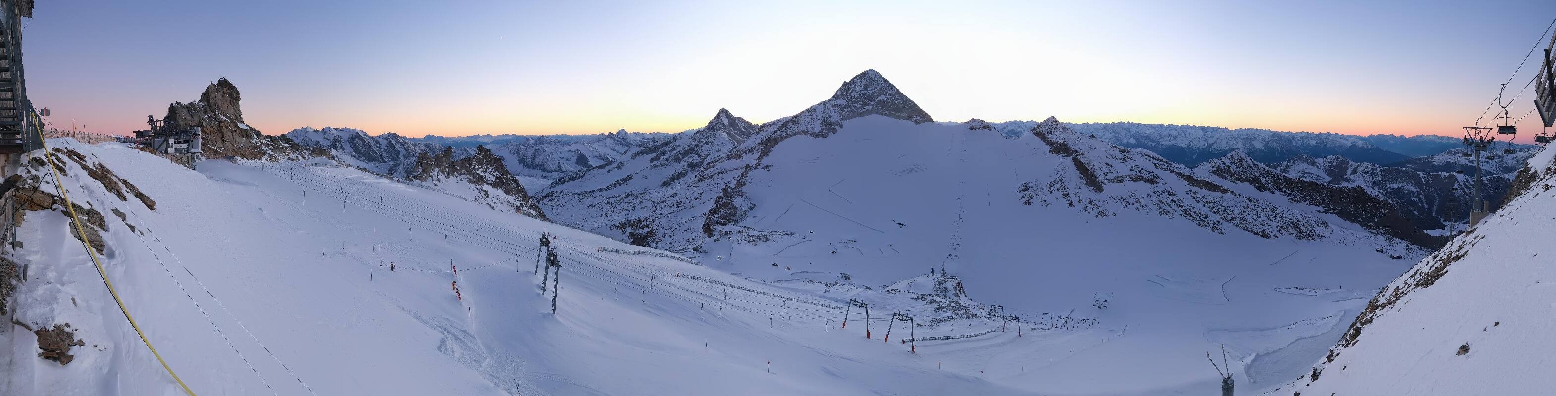 Archiv Foto Webcam Hintertuxer Gletscher - Ausblick Gefrorene Wand