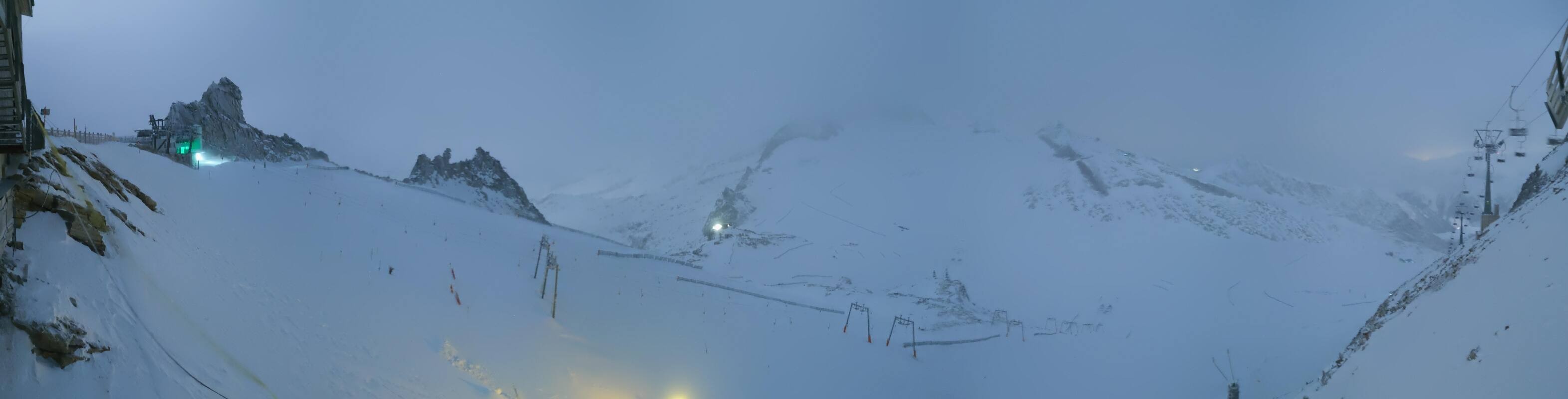 Archiv Foto Webcam Hintertuxer Gletscher - Ausblick Gefrorene Wand