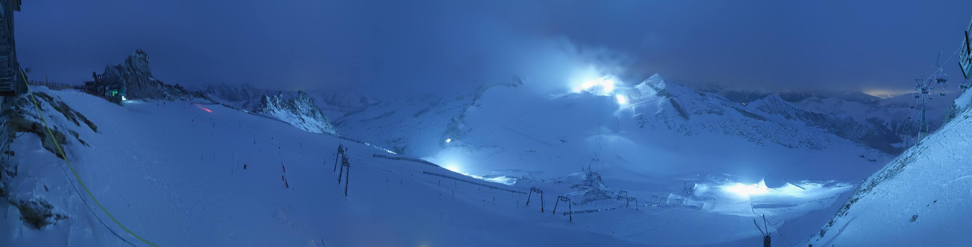 Archiv Foto Webcam Hintertuxer Gletscher - Ausblick Gefrorene Wand