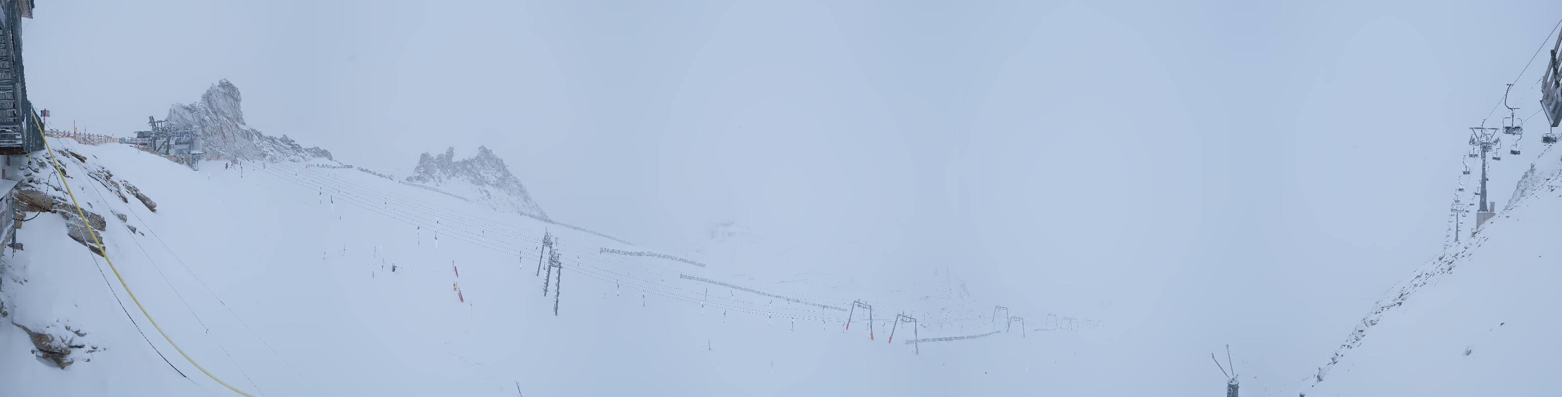 Archiv Foto Webcam Hintertuxer Gletscher - Ausblick Gefrorene Wand