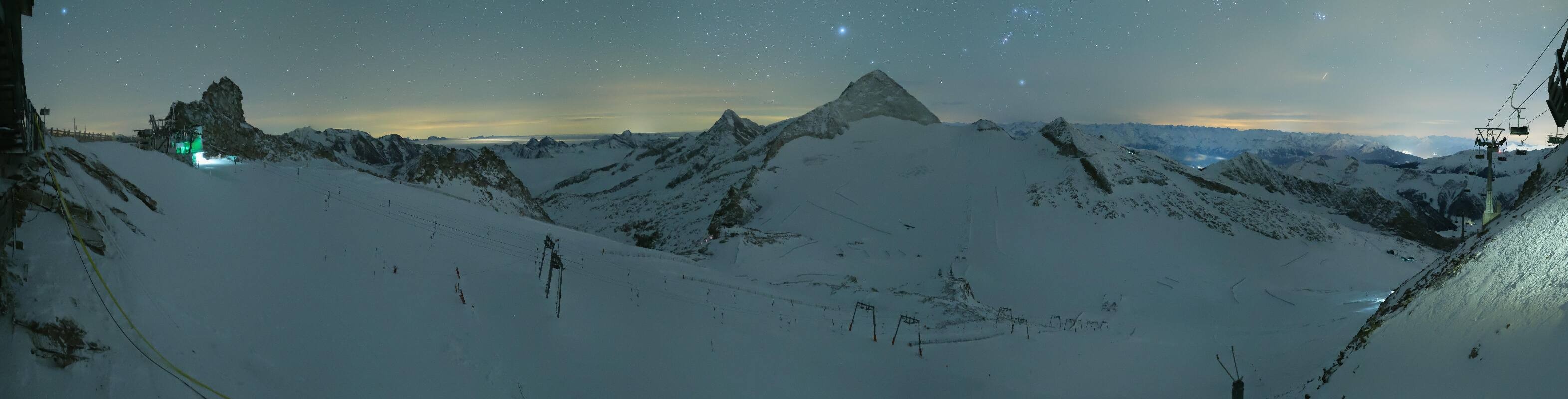 Archiv Foto Webcam Hintertuxer Gletscher - Ausblick Gefrorene Wand