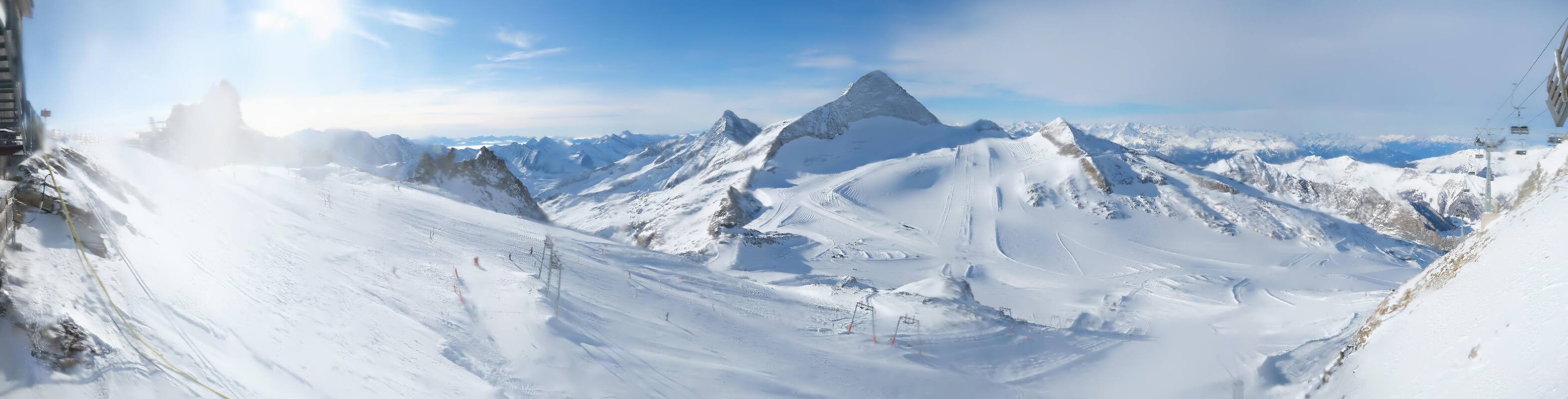 Archiv Foto Webcam Hintertuxer Gletscher - Ausblick Gefrorene Wand