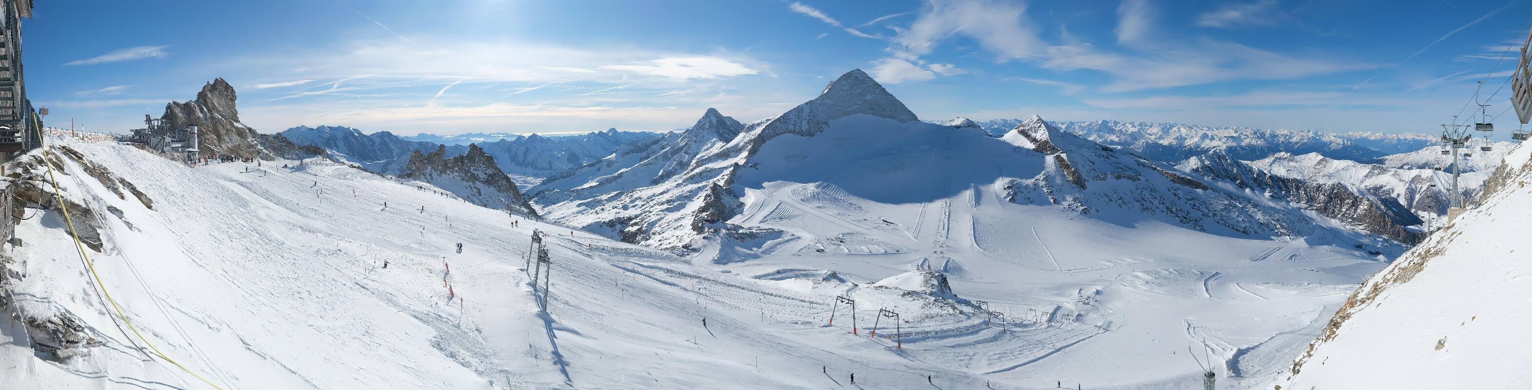 Archiv Foto Webcam Hintertuxer Gletscher - Ausblick Gefrorene Wand