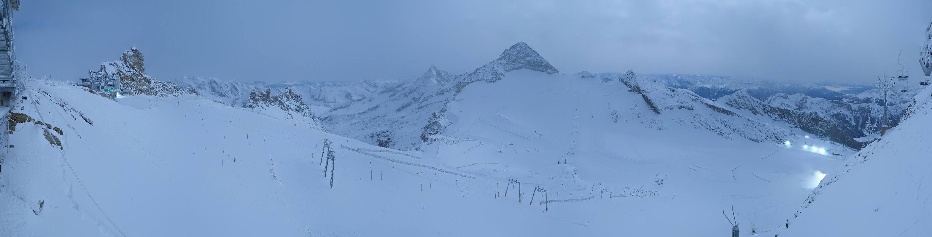 Archiv Foto Webcam Hintertuxer Gletscher - Ausblick Gefrorene Wand