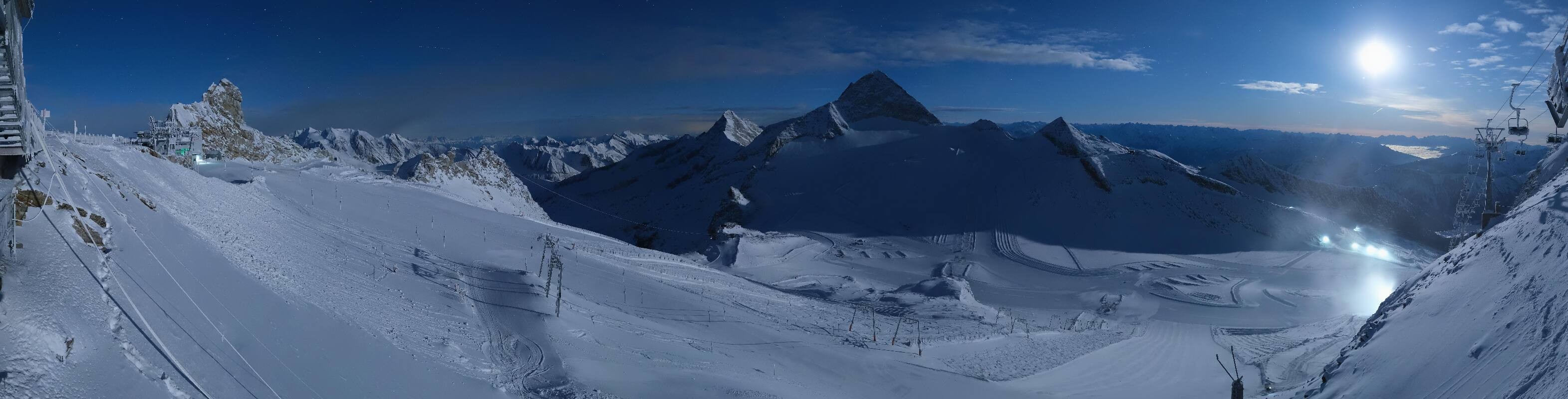 Archiv Foto Webcam Hintertuxer Gletscher - Ausblick Gefrorene Wand