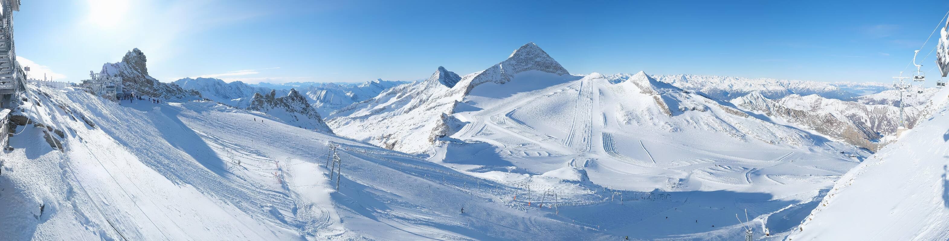 Archiv Foto Webcam Hintertuxer Gletscher - Ausblick Gefrorene Wand