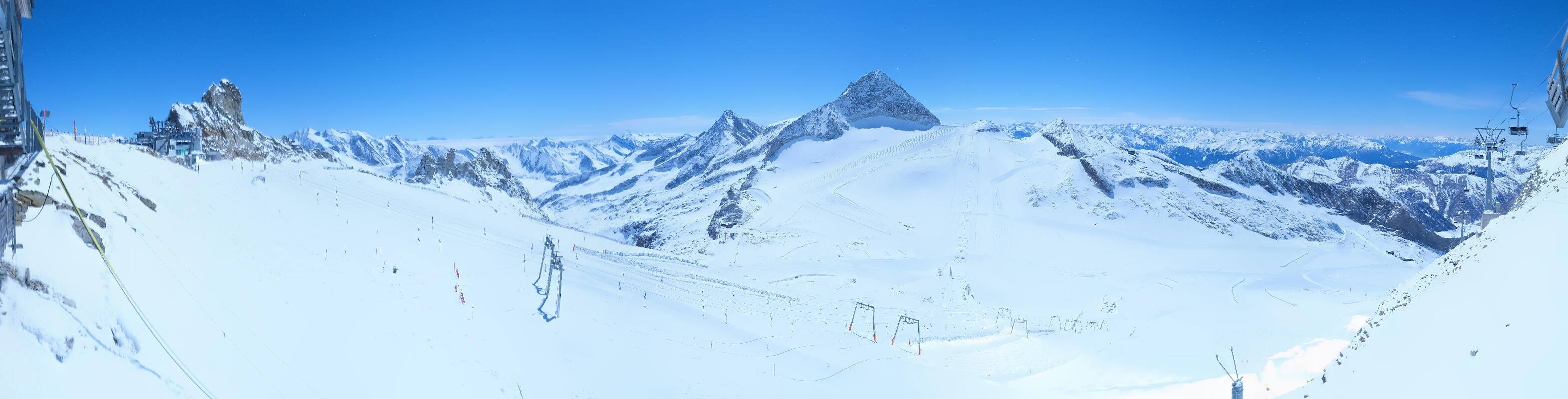 Archiv Foto Webcam Hintertuxer Gletscher - Ausblick Gefrorene Wand